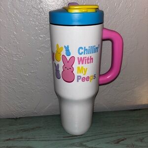 Zak! Easter Chillin' With My Peeps 40 oz 2-in-1 Lid tumbler.